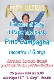 Locandina Pino Campagna al Giorgi !